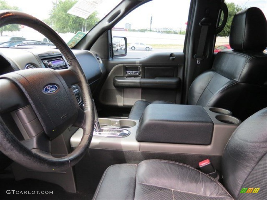2005 F150 XLT SuperCrew 4x4 - Dark Shadow Grey Metallic / Black photo #11