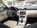 2010 Volkswagen CC Cornsilk Beige Two Tone Interior Dashboard Photo