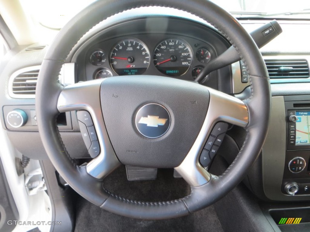 2007 Chevrolet Tahoe Z71 Morocco Brown/Ebony Steering Wheel Photo #84932884