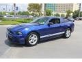 2013 Grabber Blue Ford Mustang V6 Coupe  photo #2