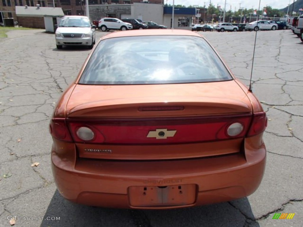 2004 Cavalier Coupe - Sunburst Orange / Graphite photo #7