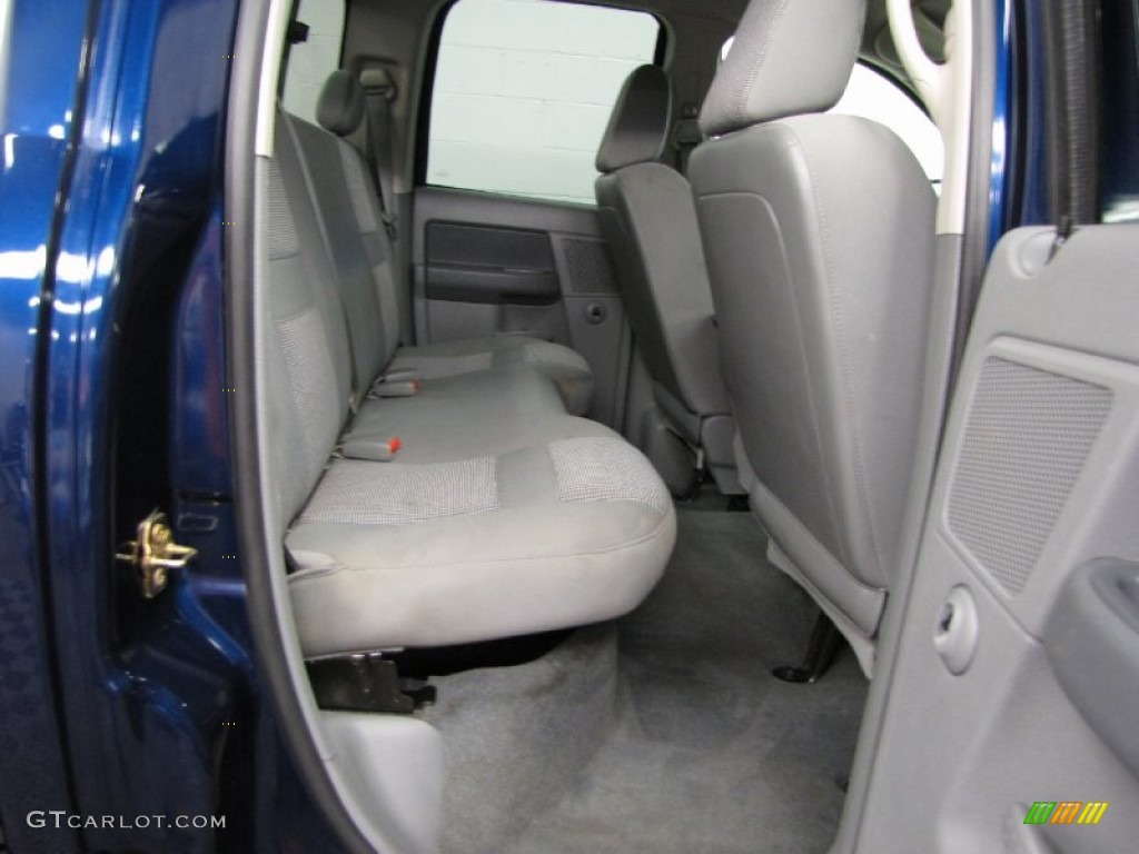 2006 Ram 1500 SLT Quad Cab 4x4 - Atlantic Blue Pearl / Medium Slate Gray photo #8