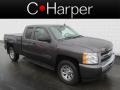 2011 Taupe Gray Metallic Chevrolet Silverado 1500 LS Extended Cab 4x4  photo #1