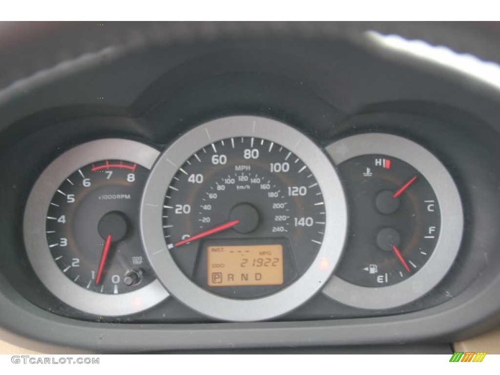 2010 RAV4 Limited V6 4WD - Pacific Blue Metallic / Sand Beige photo #13