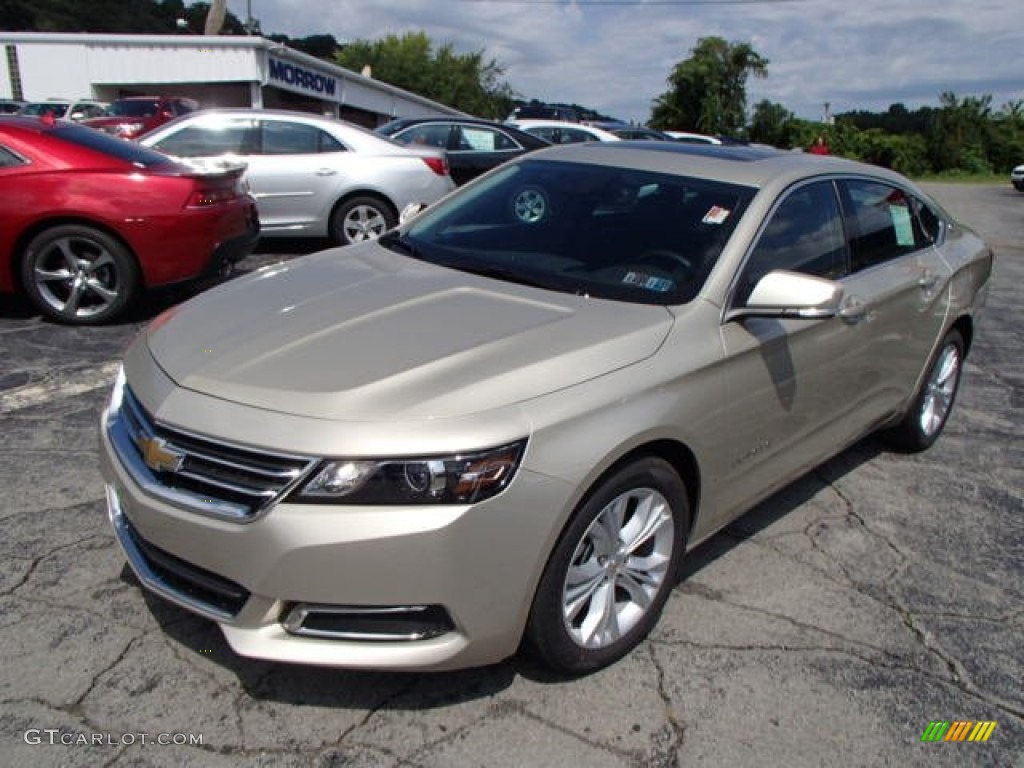 Champagne Silver Metallic 2014 Chevrolet Impala LT Exterior Photo #84936079