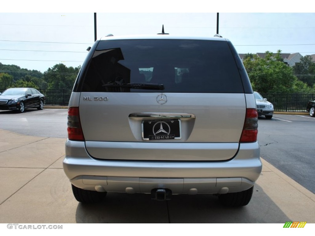 2005 ML 500 4Matic - Brilliant Silver Metallic / Charcoal photo #9