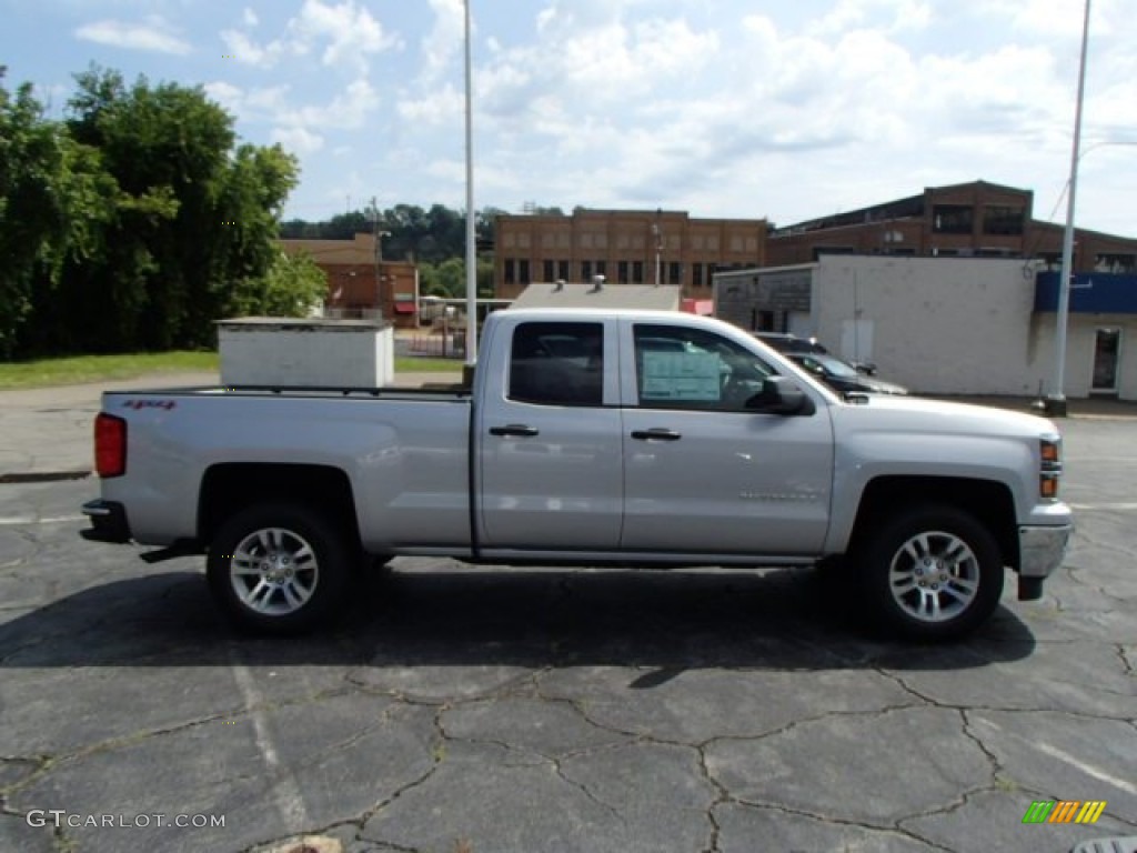 2014 Silverado 1500 LT Double Cab 4x4 - Silver Ice Metallic / Jet Black photo #1