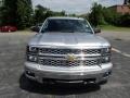 2014 Silver Ice Metallic Chevrolet Silverado 1500 LT Double Cab 4x4  photo #3