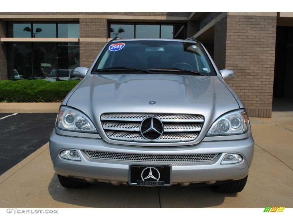 2005 ML 500 4Matic - Brilliant Silver Metallic / Charcoal photo #19