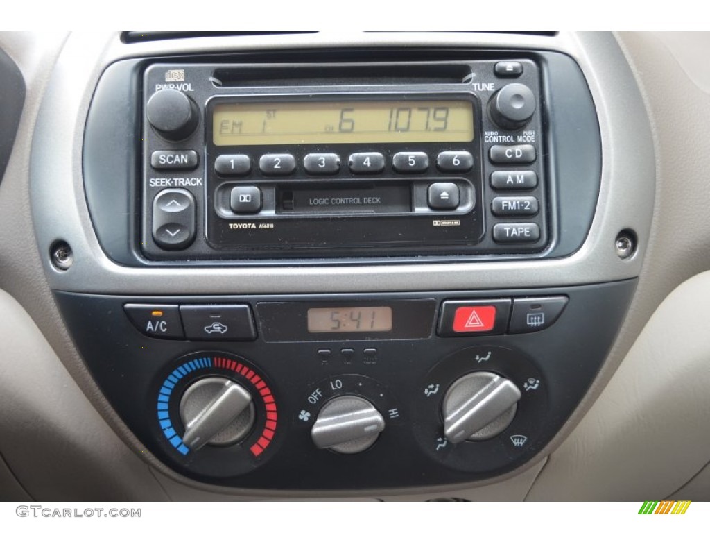 2001 Toyota RAV4 Standard RAV4 Model Audio System Photos