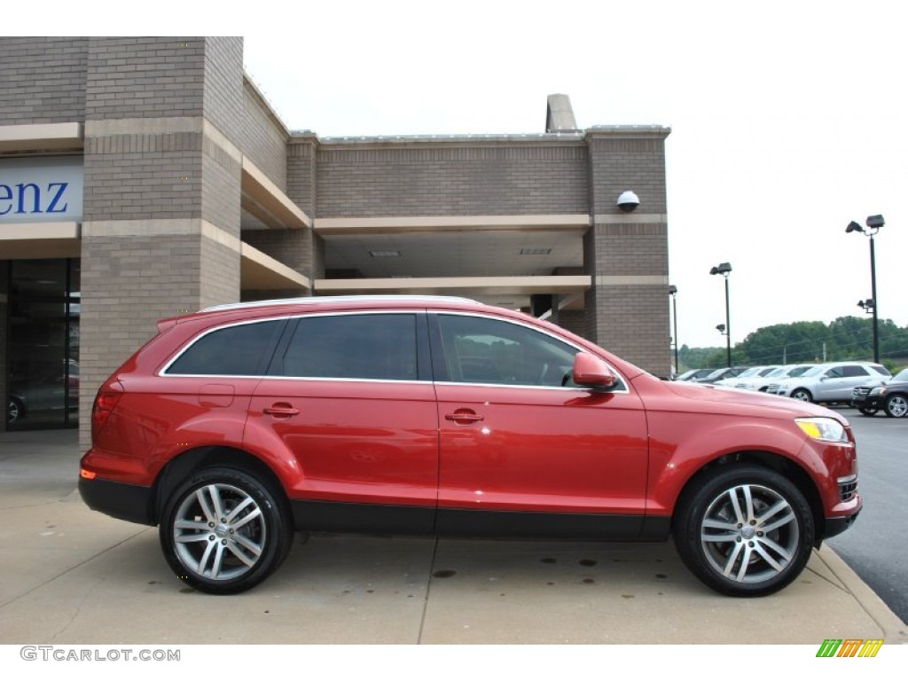Garnet Red Pearl Effect 2008 Audi Q7 3.6 Premium quattro Exterior Photo #84937084