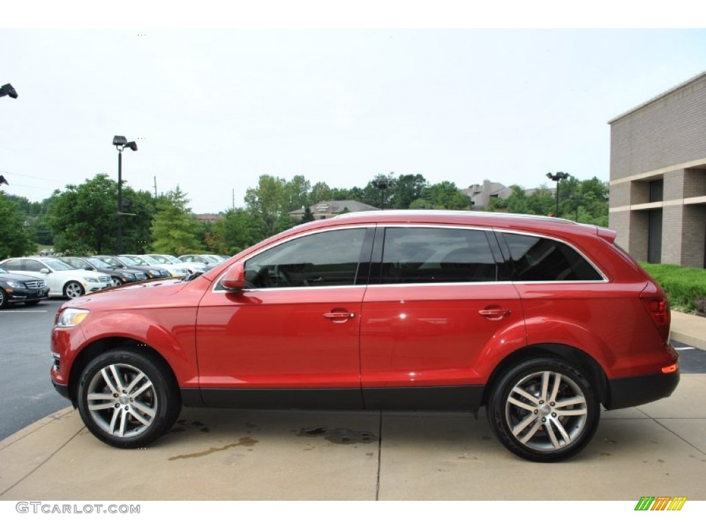 Garnet Red Pearl Effect 2008 Audi Q7 3.6 Premium quattro Exterior Photo #84937327