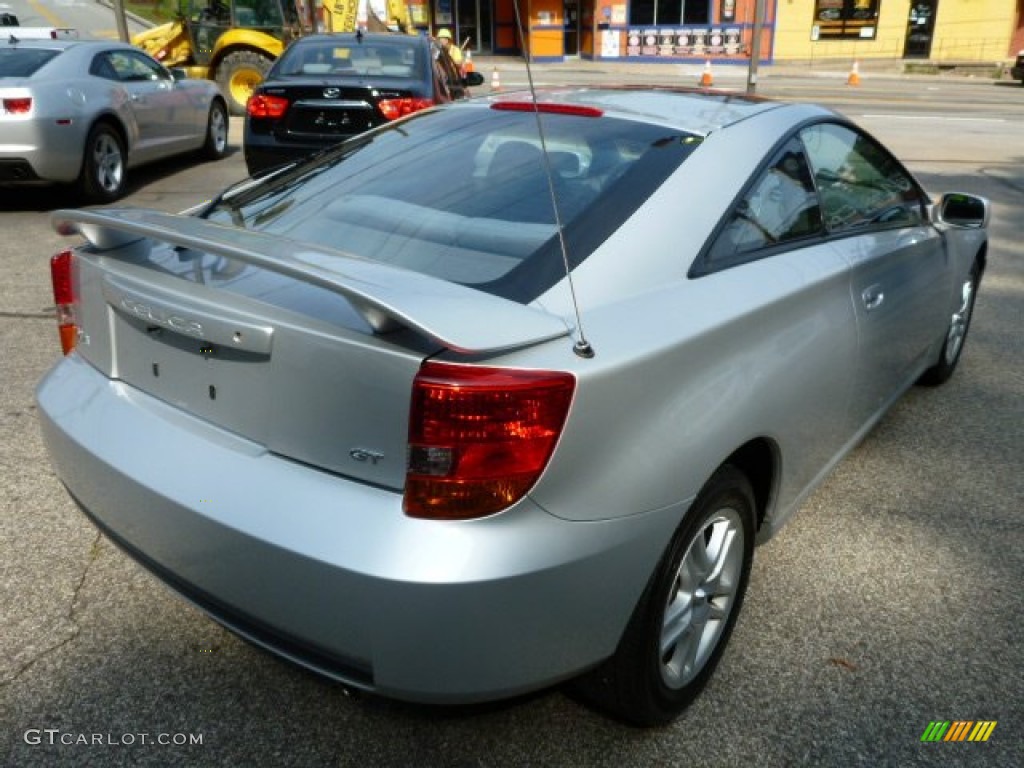 2002 Celica GT - Liquid Silver Metallic / Black/Silver photo #13