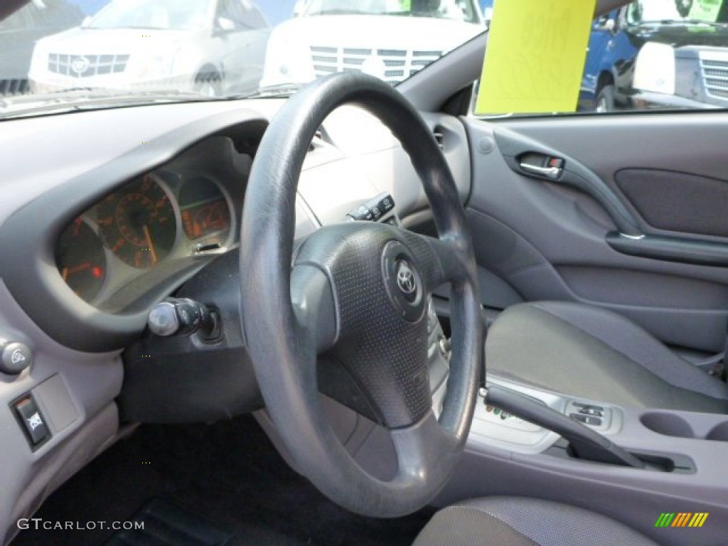 2002 Celica GT - Liquid Silver Metallic / Black/Silver photo #17