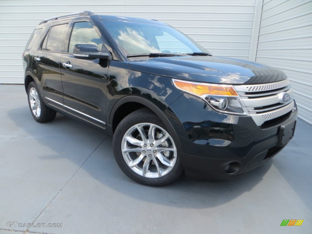 Dark Side 2014 Ford Explorer XLT Exterior Photo #84938290