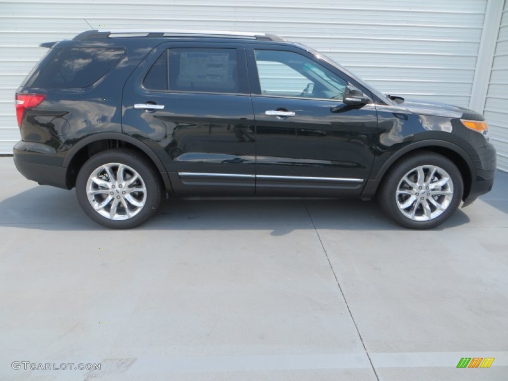 2014 Explorer XLT - Dark Side / Charcoal Black photo #3