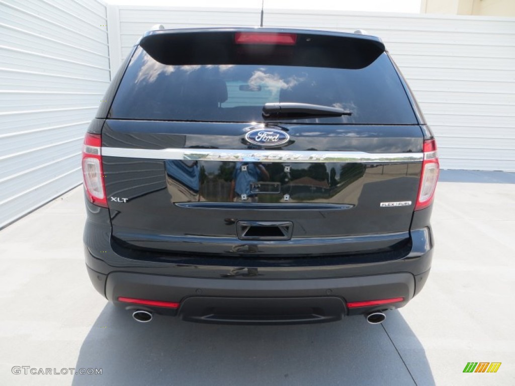 2014 Explorer XLT - Dark Side / Charcoal Black photo #5