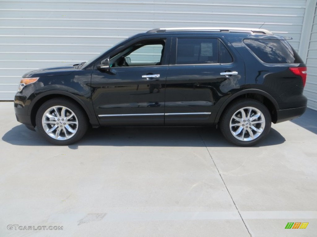 2014 Explorer XLT - Dark Side / Charcoal Black photo #6