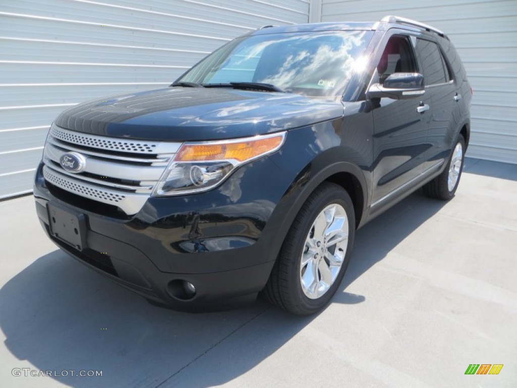 2014 Explorer XLT - Dark Side / Charcoal Black photo #7