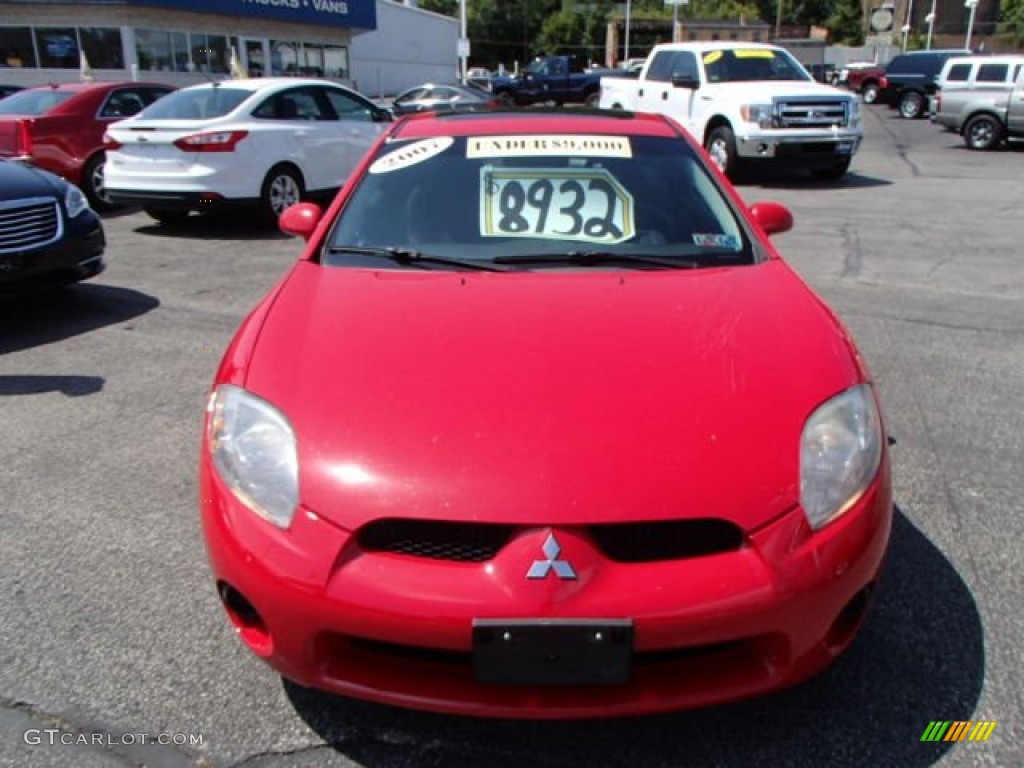 2007 Eclipse GS Coupe - Pure Red / Dark Charcoal photo #3
