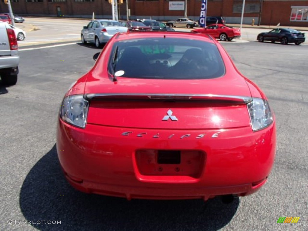 2007 Eclipse GS Coupe - Pure Red / Dark Charcoal photo #7