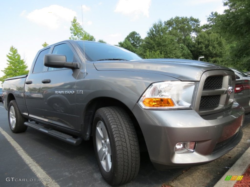 2012 Ram 1500 ST Quad Cab - Mineral Gray Metallic / Dark Slate Gray/Medium Graystone photo #4