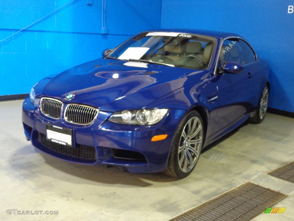 2009 M3 Convertible - Interlagos Blue Metallic / Bamboo Beige Novillo Leather photo #3