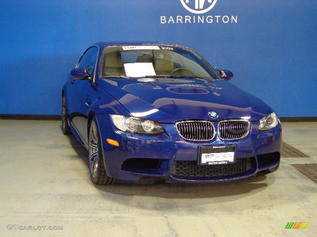 2009 M3 Convertible - Interlagos Blue Metallic / Bamboo Beige Novillo Leather photo #4