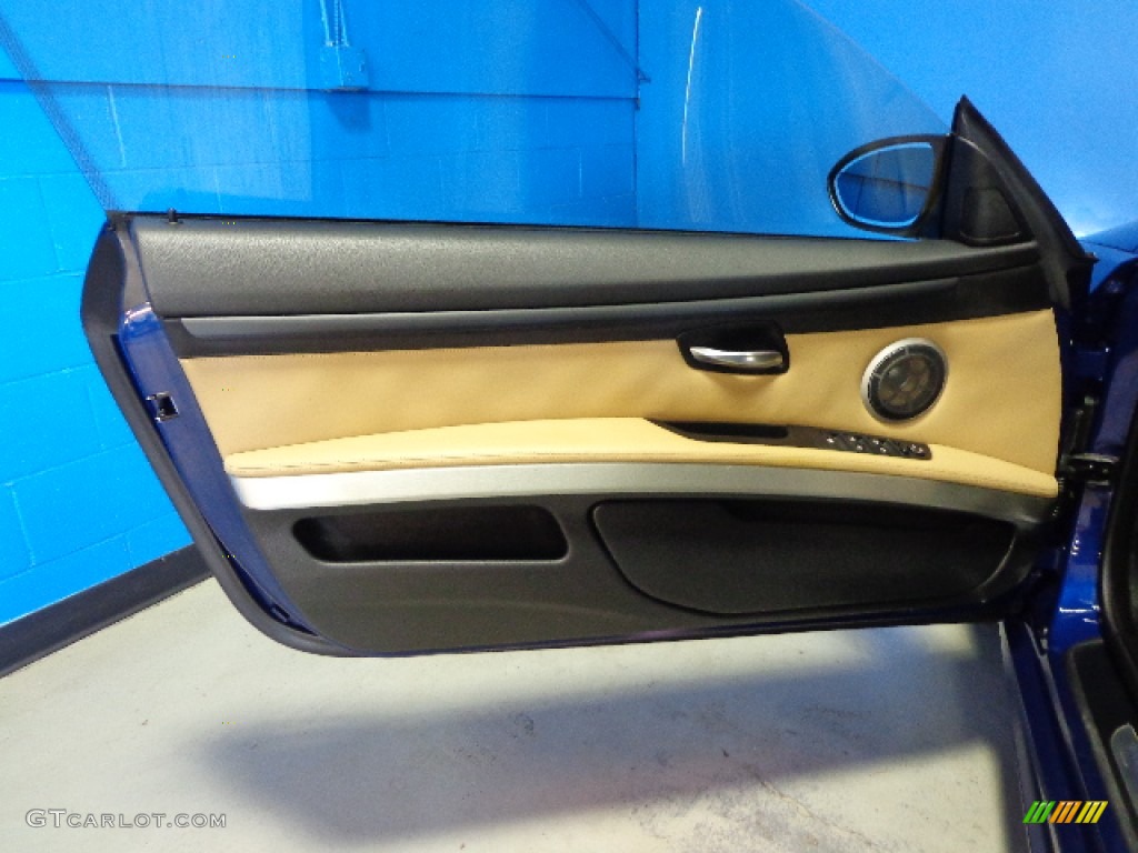 2009 M3 Convertible - Interlagos Blue Metallic / Bamboo Beige Novillo Leather photo #9