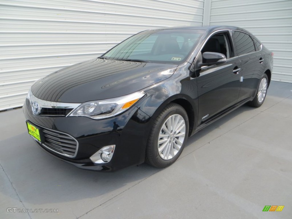 2013 Avalon Hybrid Limited - Attitude Black Pearl / Black photo #7