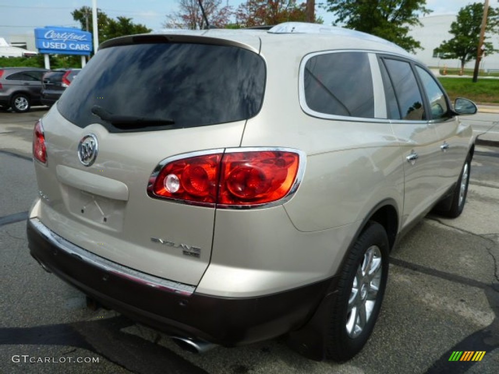 2008 Enclave CXL AWD - Gold Mist Metallic / Cashmere/Cocoa photo #3