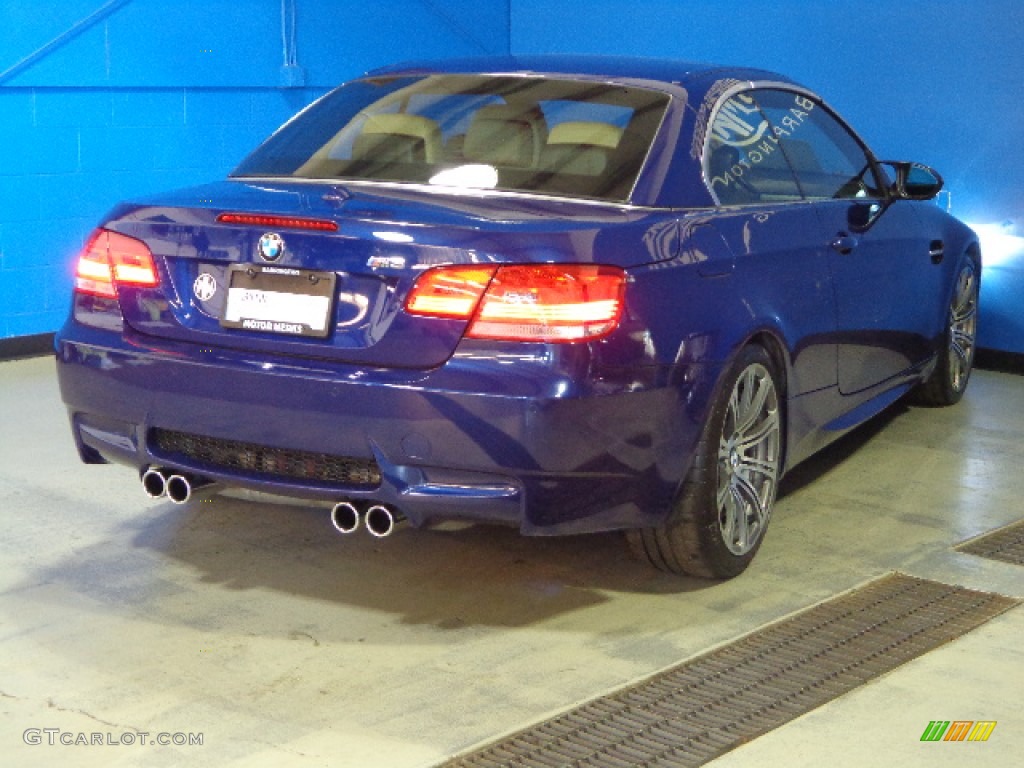 2009 M3 Convertible - Interlagos Blue Metallic / Bamboo Beige Novillo Leather photo #14