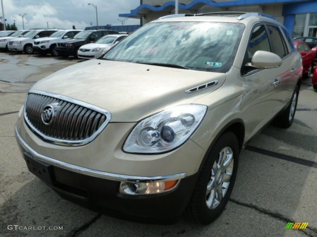 2008 Enclave CXL AWD - Gold Mist Metallic / Cashmere/Cocoa photo #7