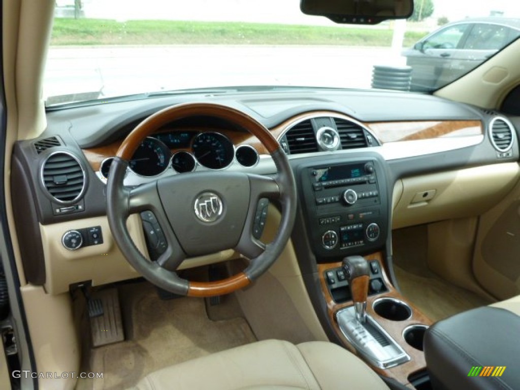 2008 Enclave CXL AWD - Gold Mist Metallic / Cashmere/Cocoa photo #13