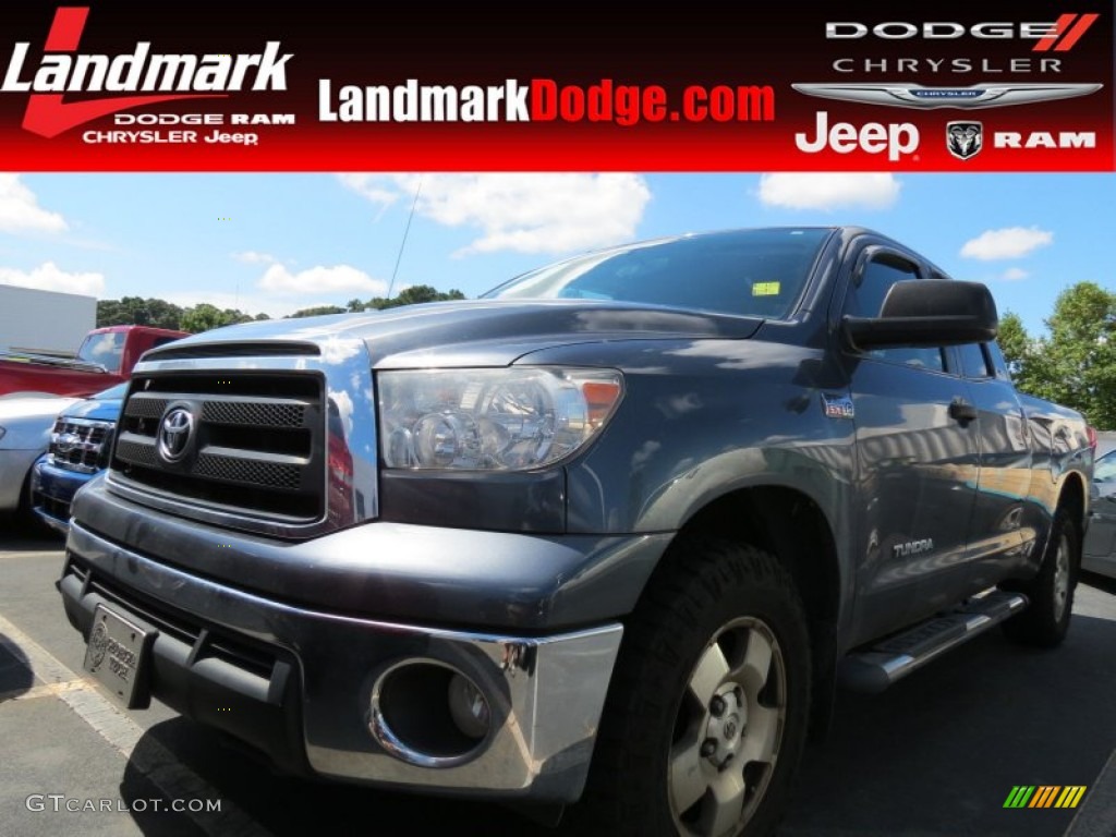 2010 Tundra Double Cab - Slate Gray Metallic / Graphite Gray photo #1