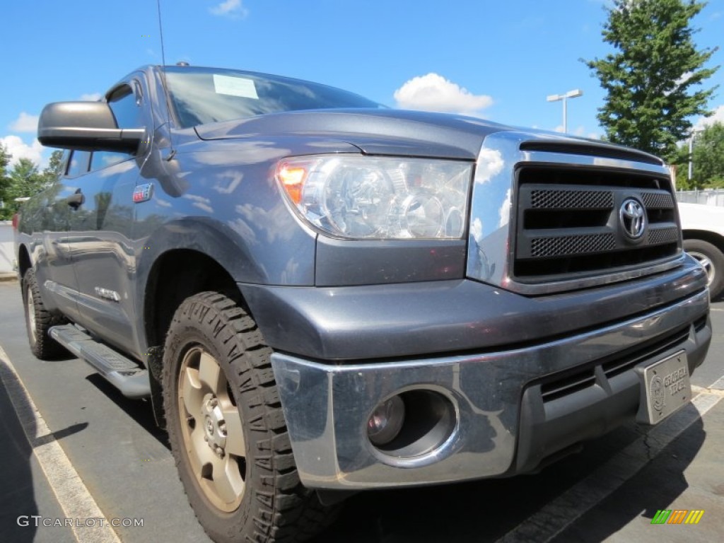 2010 Tundra Double Cab - Slate Gray Metallic / Graphite Gray photo #4