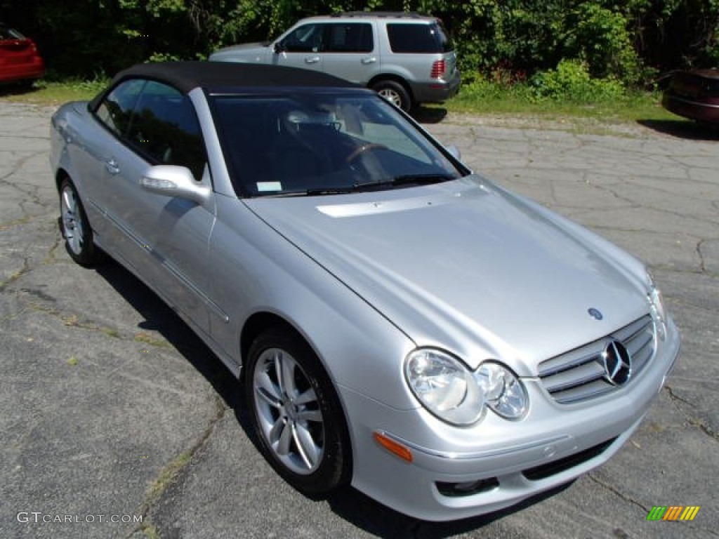 2006 CLK 350 Cabriolet - Iridium Silver Metallic / Black photo #2