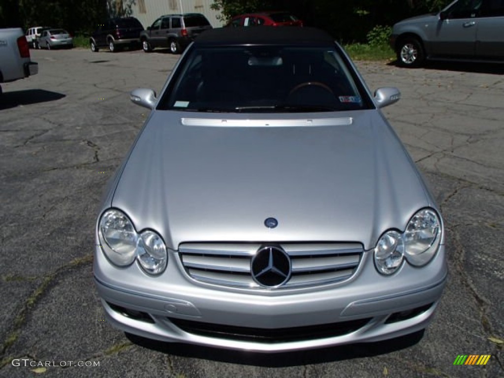2006 CLK 350 Cabriolet - Iridium Silver Metallic / Black photo #3