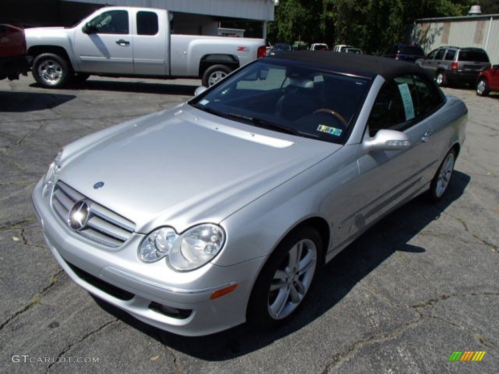 2006 CLK 350 Cabriolet - Iridium Silver Metallic / Black photo #4