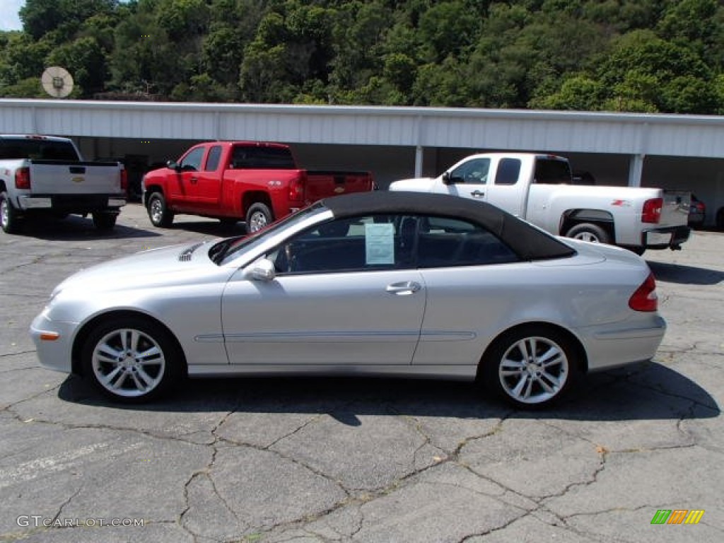 2006 CLK 350 Cabriolet - Iridium Silver Metallic / Black photo #5