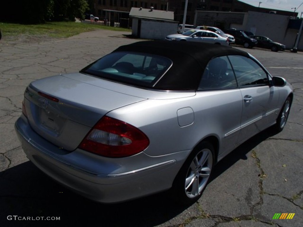2006 CLK 350 Cabriolet - Iridium Silver Metallic / Black photo #8