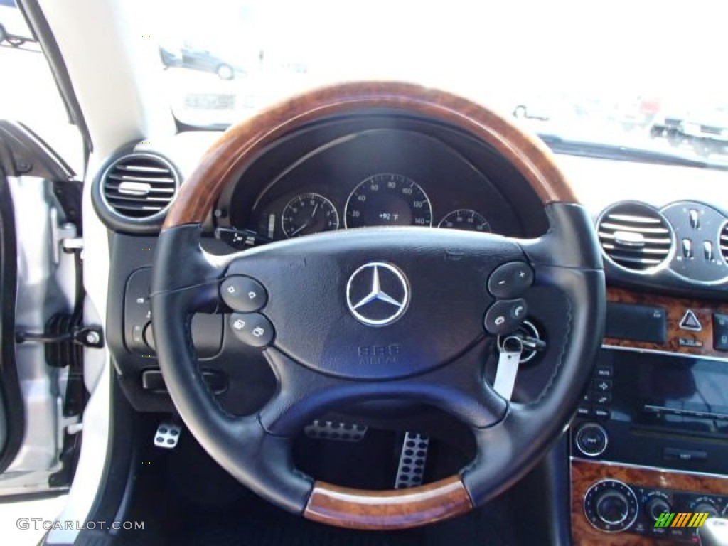 2006 CLK 350 Cabriolet - Iridium Silver Metallic / Black photo #16