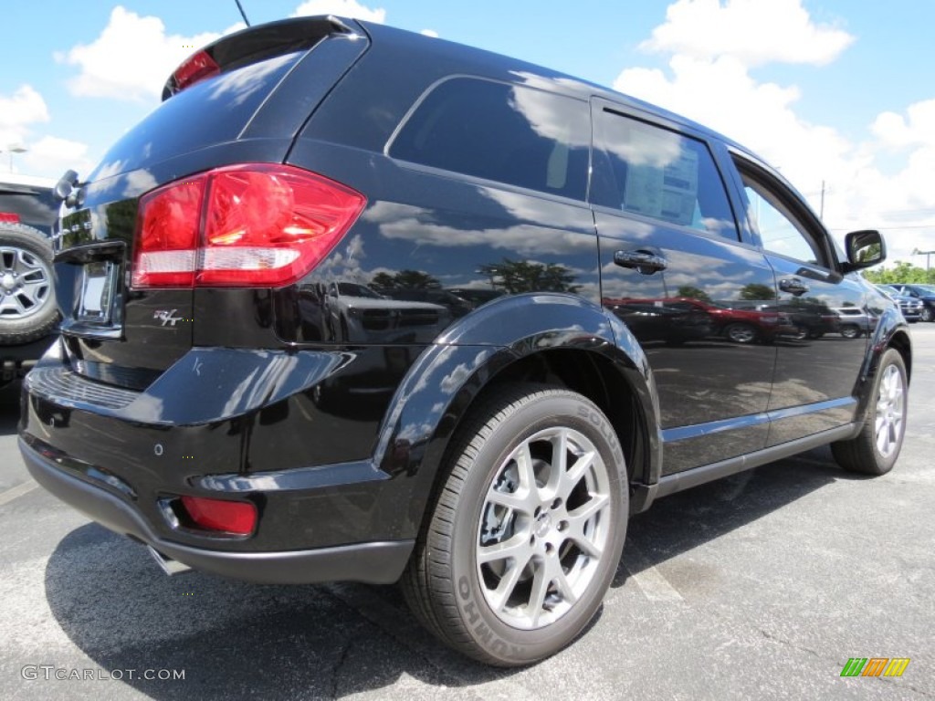 2014 Journey R/T - Pitch Black / R/T Black/Red photo #3