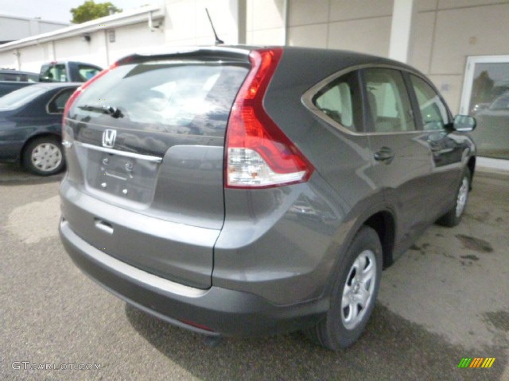 2013 CR-V LX - Polished Metal Metallic / Gray photo #3