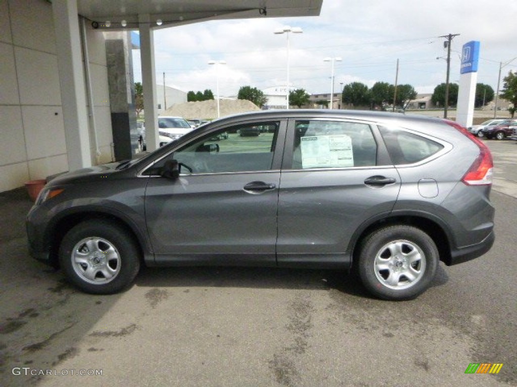 2013 CR-V LX - Polished Metal Metallic / Gray photo #6