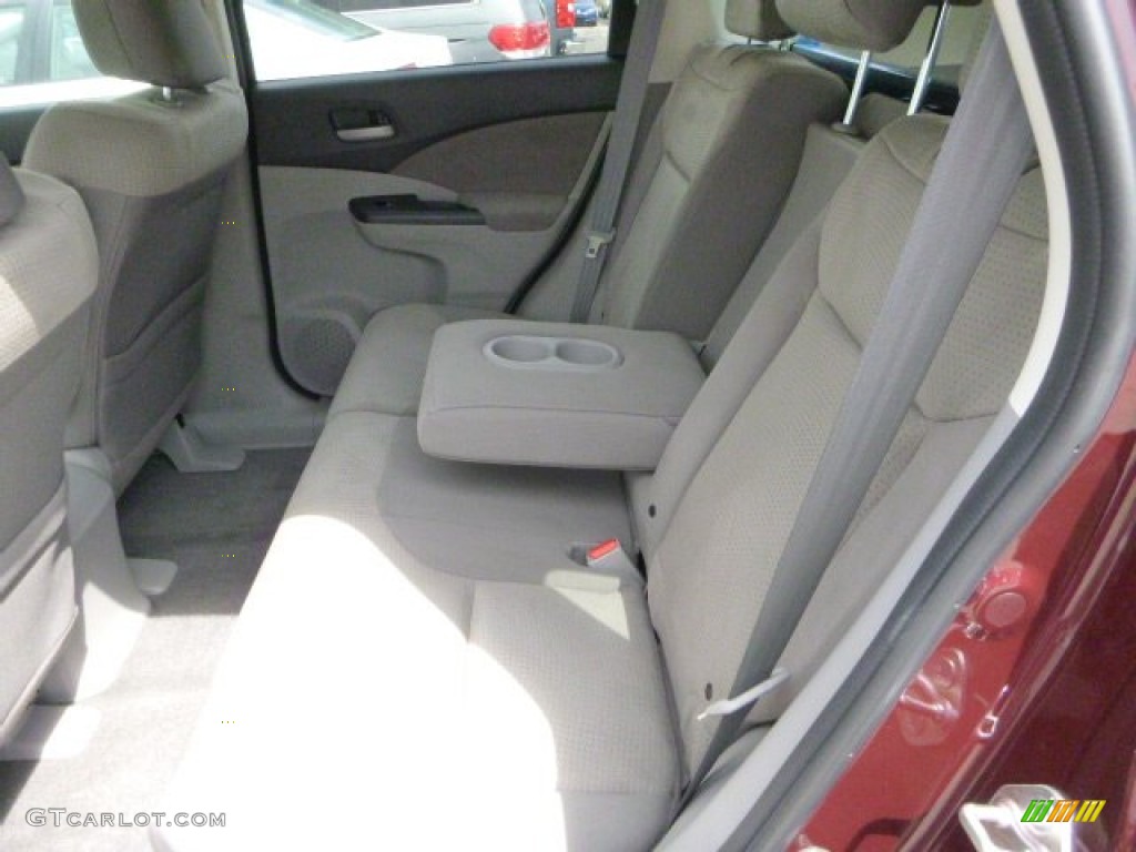 2013 CR-V EX AWD - Basque Red Pearl II / Gray photo #11