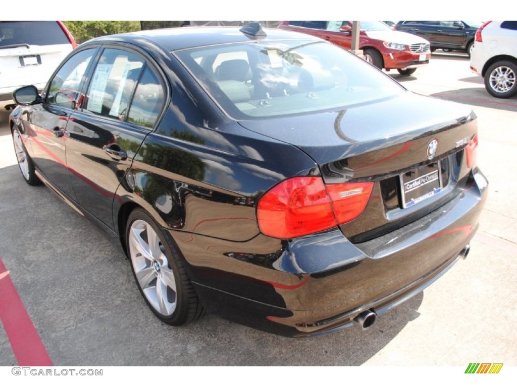 2011 3 Series 335i Sedan - Jet Black / Black photo #6