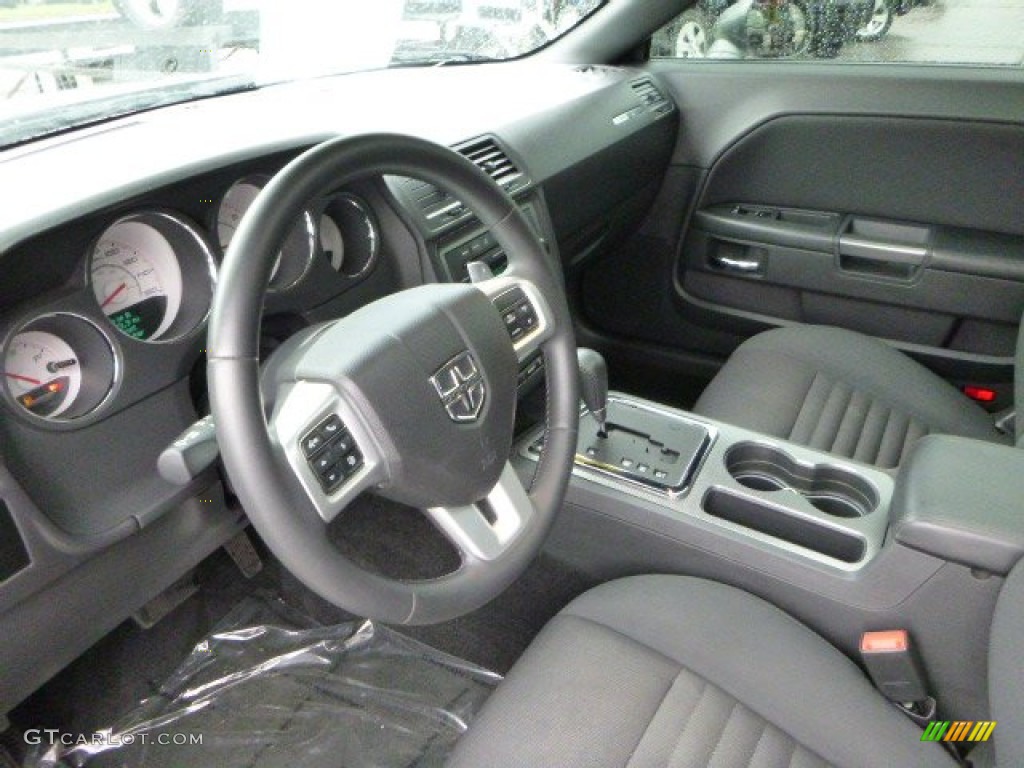 2012 Challenger R/T Classic - Tungsten Metallic / Dark Slate Gray photo #15