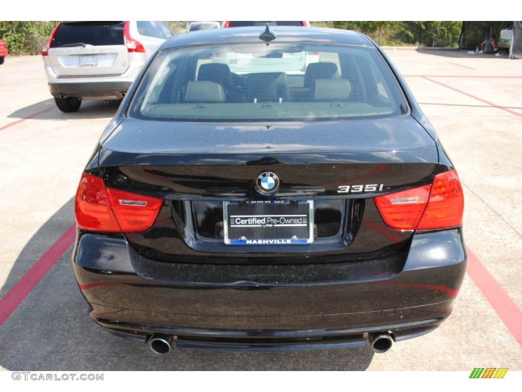 2011 3 Series 335i Sedan - Jet Black / Black photo #7