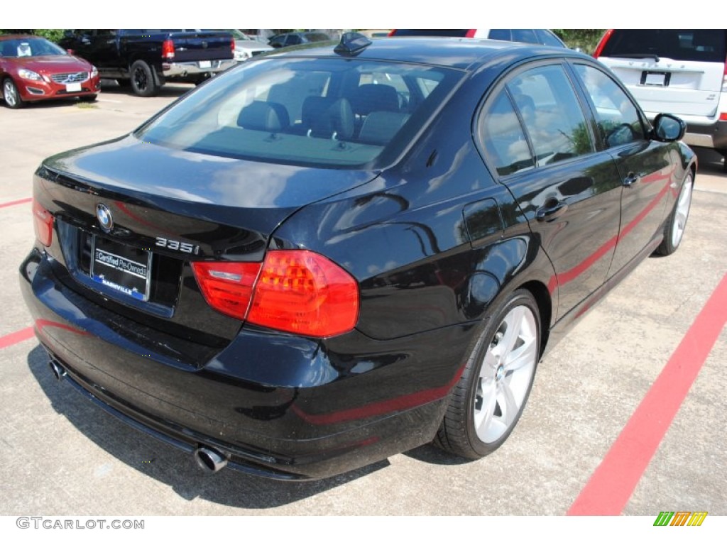 2011 3 Series 335i Sedan - Jet Black / Black photo #8